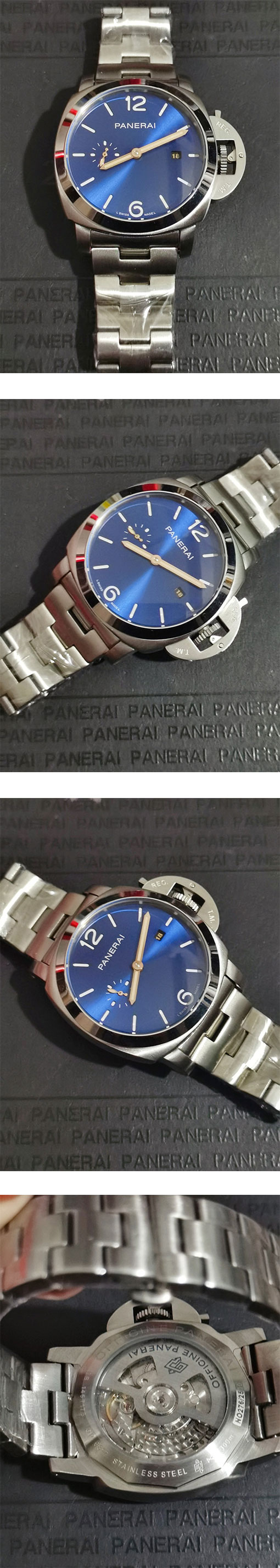 パネライスーパーコピー時計 NOOB ルミノール ドゥエPAM01124   自動巻き 44mm 